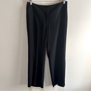 Eileen Fisher~ Black Washable Wide Leg Trouser Pants in size 10